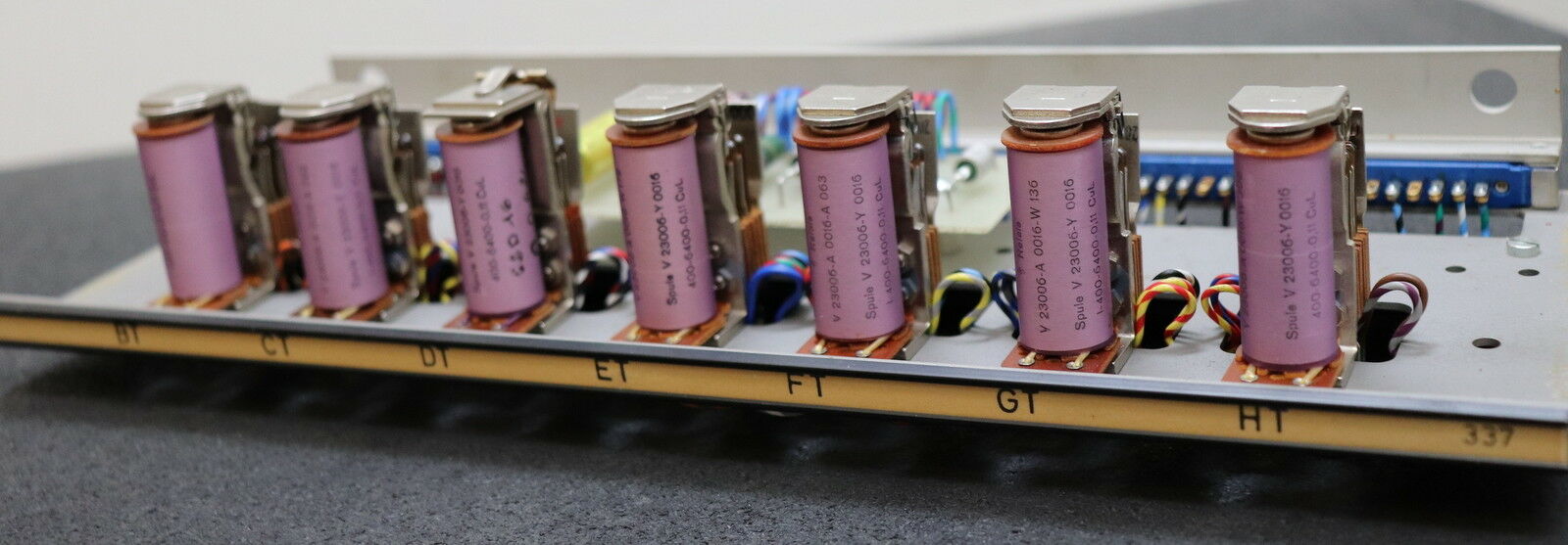 S.I.P. SCHÜTTE Einschub Karte 337 für Lehrenbohrwerk mit Platine 460475 wurde au