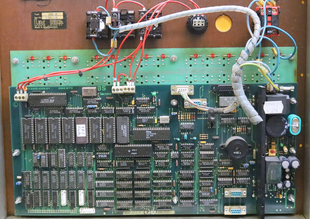 LORENZ BWO HECKER & KOCH Bedieneinheit Type 080635 + Platine 080873-080717