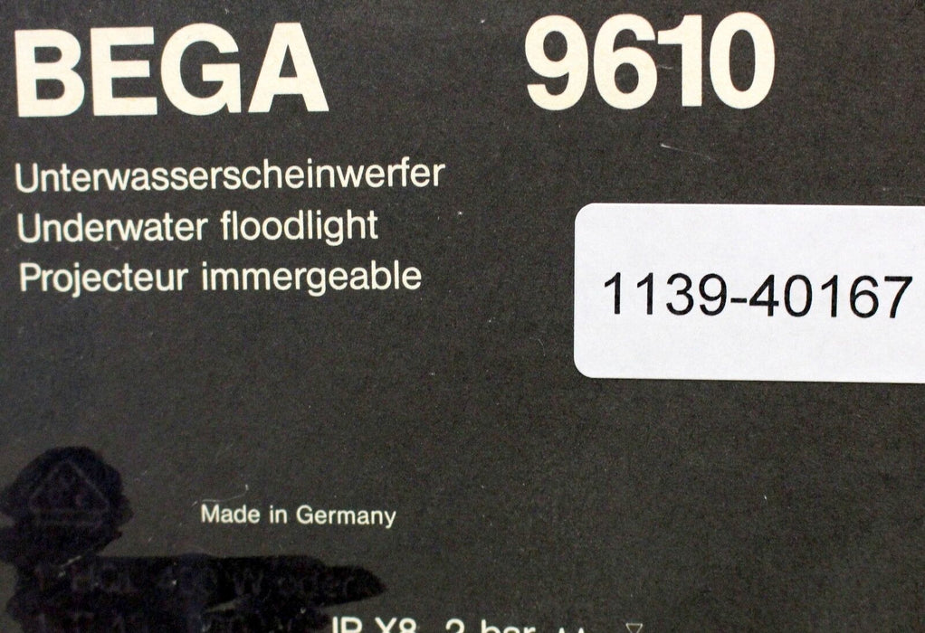 BEGA Großer Unterwasserscheinwerfer 9610 - für Hochdrucklampe 500W -
