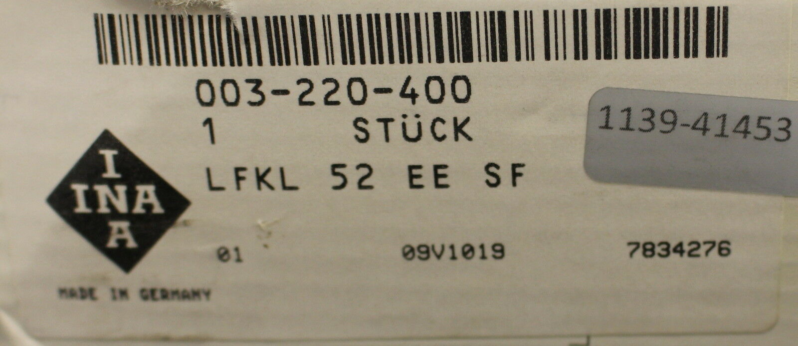 INA Kompakt-Laufwagen Führungswagen LFKL 52 EE SF Herstellernummer 003220400