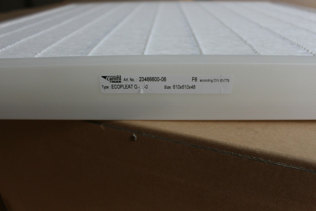 CAMFIL ECOPLEAT 3GPPS 610x610x48-F6-0 Size 610x610x48 Arti.No. 23466600-06 F6