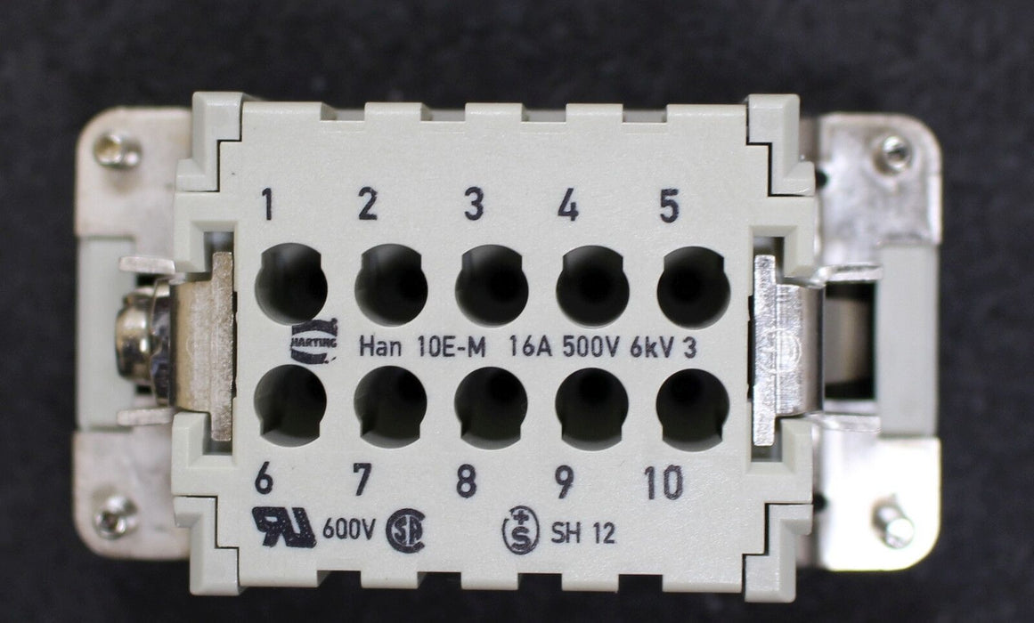 HARTING 5 Stück Buchseneinsatz HAN 10E M C 09330102602 02 Kontakteinsatz