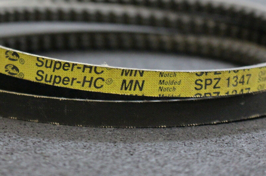 GATES Schmal-Keilriemen gezahnt Super-HC Profil SPZ1347 Oil & Heat resistant