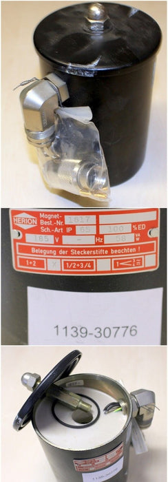 HERION Betätigunsmagnet HERION-Nr. 1617 185VDC mit Varistor