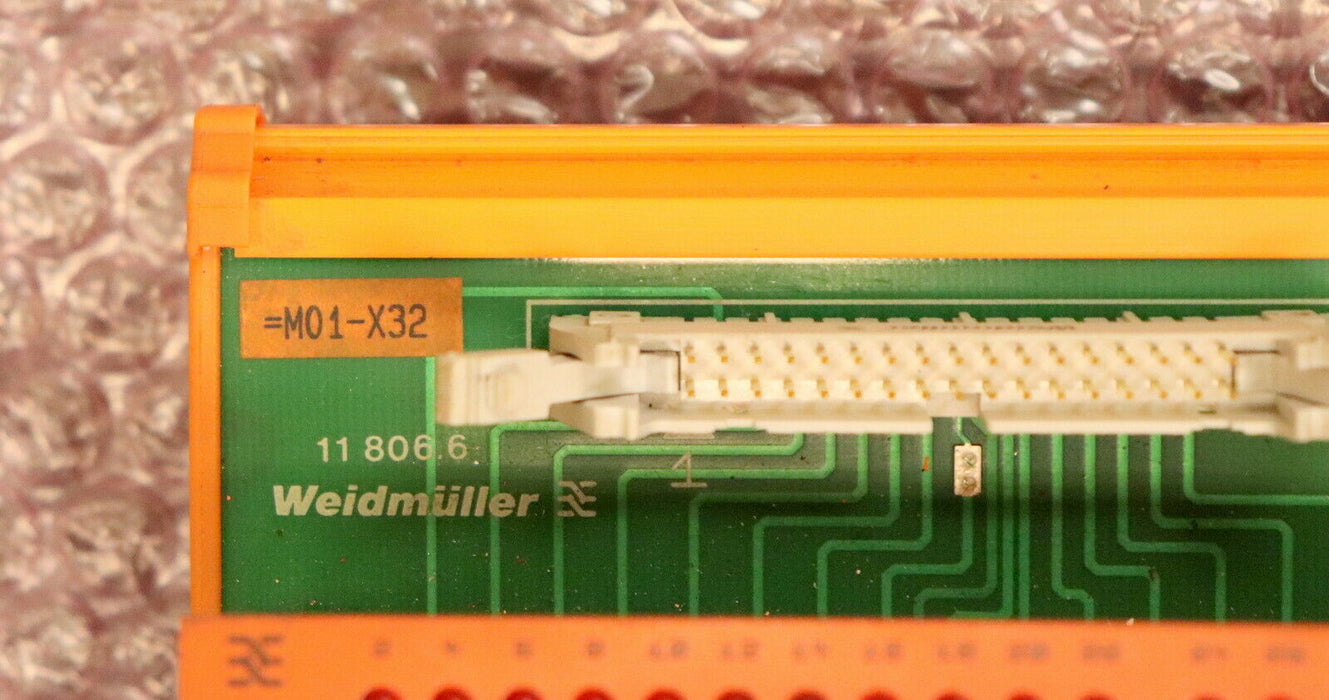 WEIDMÜLLER Klemmhalter mit 34 Anschlüssen 34-Pin mit Leuchtdioden