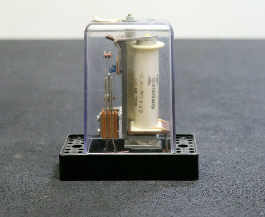 GRUNER Relais Rel. 26 GK 0,5A 0,5-4 Lag. 1,0 Cul. BIR Bv. 150/663 - gebraucht