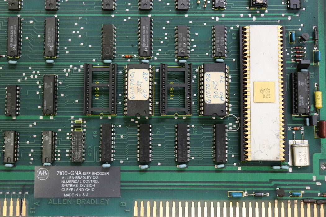 ALLEN BRADLEY DIFF ENCODER 7100-GNA 636401-90 REV-2 gebraucht ungetestet