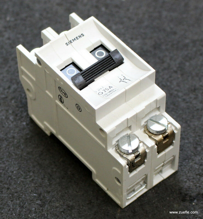 SIEMENS N-Einbauautomat N-circuit breaker 5SN2325 25A 2-polig G25A 230/380VAC