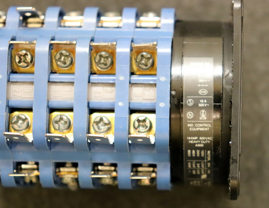 KRAUSS & NAIMER Drehschalter A14 C21923 E 12 polig mit Gold-Kontakten unbenutzt