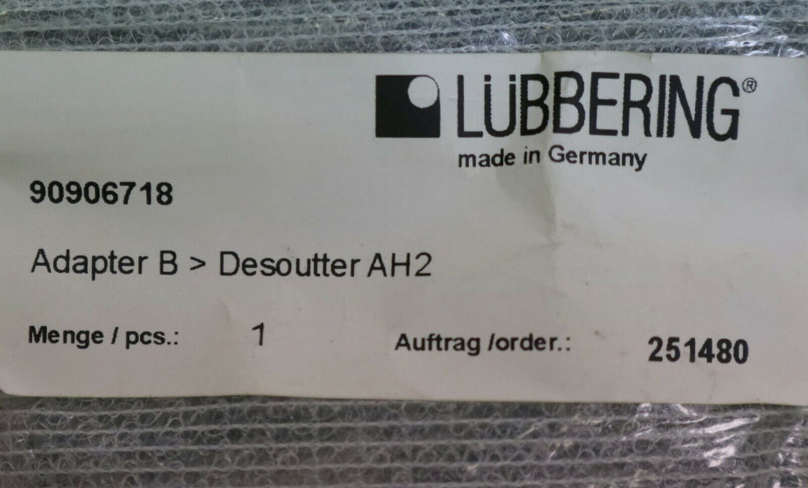 LÜBBERING Adapter B > Desoutter AH2 Art.Nr. 90906718 unbenutzt in OVP