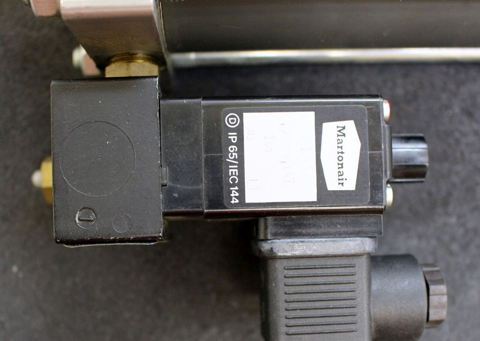 MARTONAIR Druckzylinder RM/544 63 + Drosselventil M430AA0-Antriebszylinder 6 bar