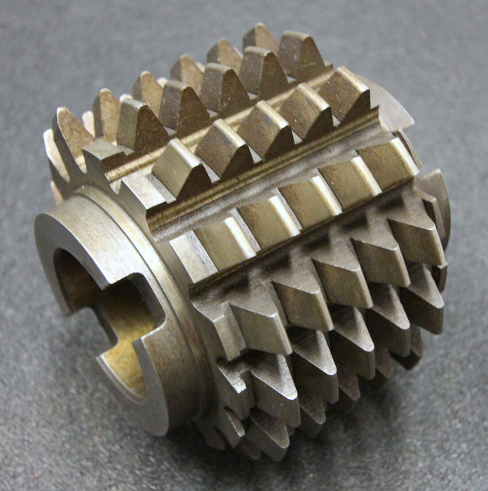 Vollstahlwälzfräser gear hob m= 3,5mm 20° EGW - Ø100x90xØ40mm 1gg. Links