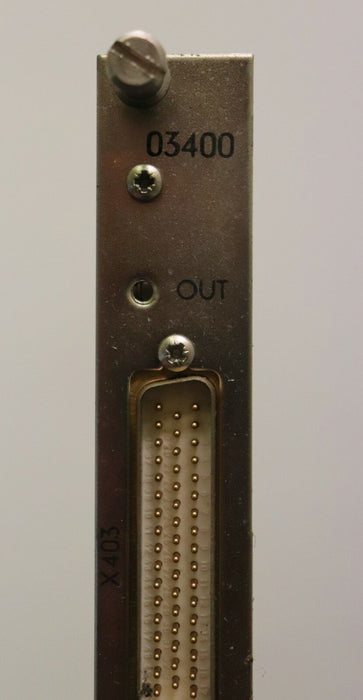 SIEMENS SIMATIC Steckkarte 03400 Typ 03400-A Entwicklungsstand F gebraucht - ok