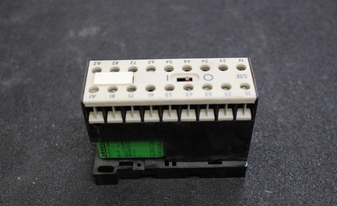 SIEMENS Schütz 3TJ1113-0BB4 - 24VDC - 5S/3Ö - 4A