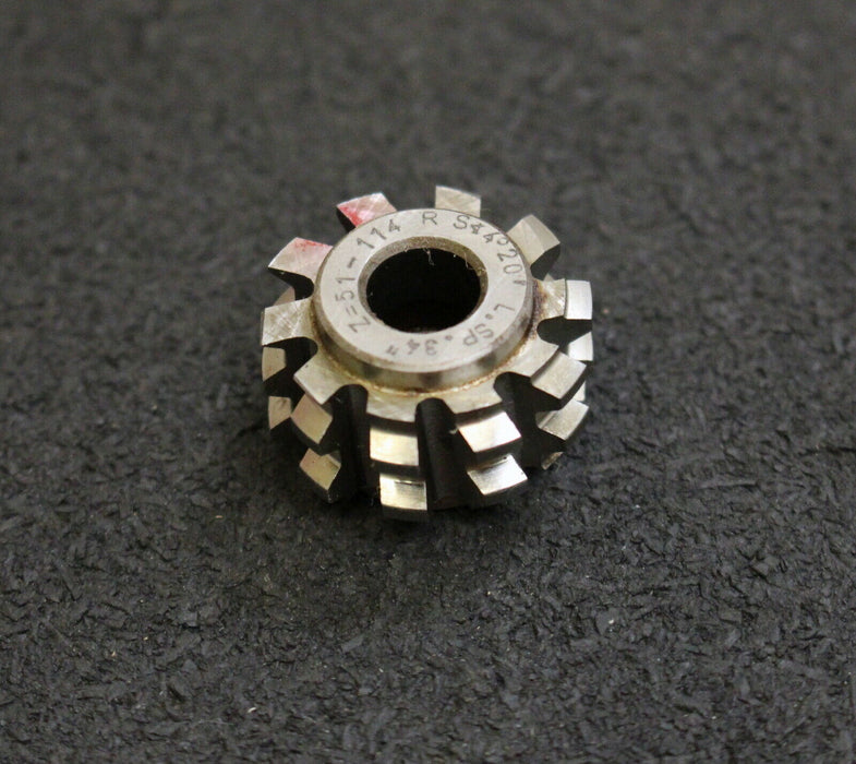 KÖPFER Zahnriemenrad-Wälzfräser T5 24x16x8mm 10 Spannuten 1-gg. Rechts