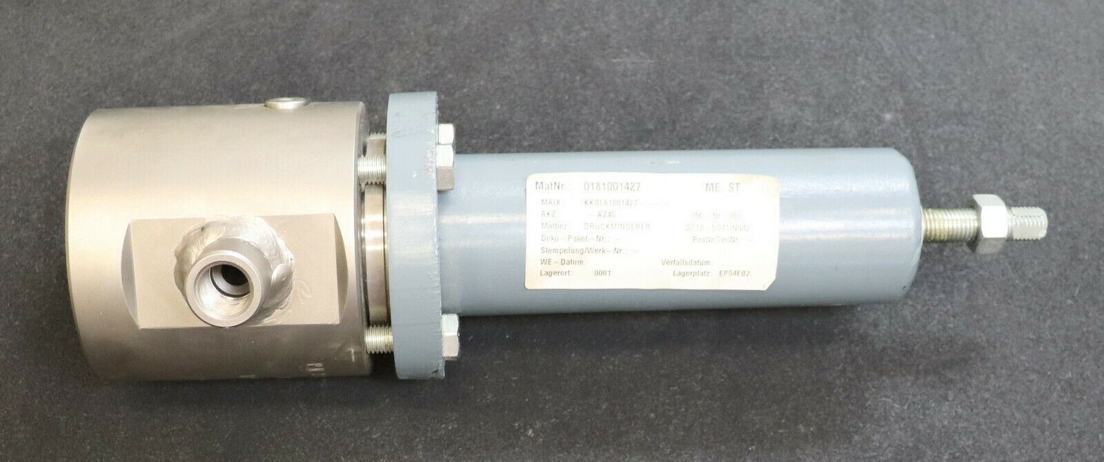 MANKENBERG Edelstahl-Druckminderventil pressure reducer Type DM 510 PN315/40
