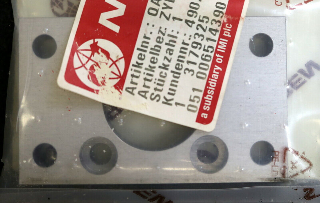 NORGREN Deckel Bodenflansch ZYL-BEF B/G MF1/2 VDMA QA/8032/22 Ø 32mm