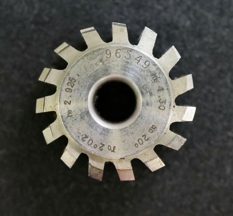 MIKRON Vollstahl-Wälzfräser No. 96549 m= 1,30 ho= 2,925 20°EGW - Ø40x25xØ10mm