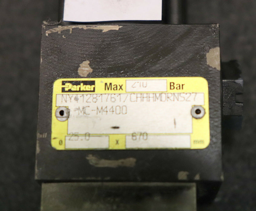 PARKER Hydraulikzylinder CHHHMDRNS27 MC-M4400 Druck max. 210bar Durchmesser 25mm