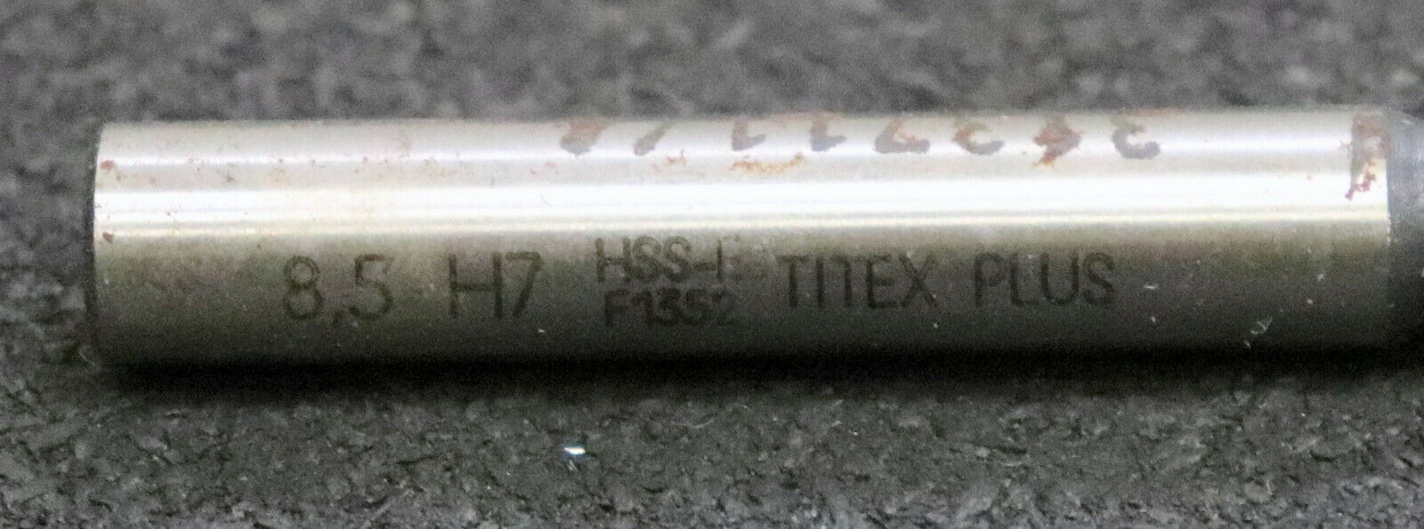 TITEX PLUS 2 Sück Reibahle Ø 8,5mm F1352 mit Zylinderschaft Linksdrall Gesamtlän