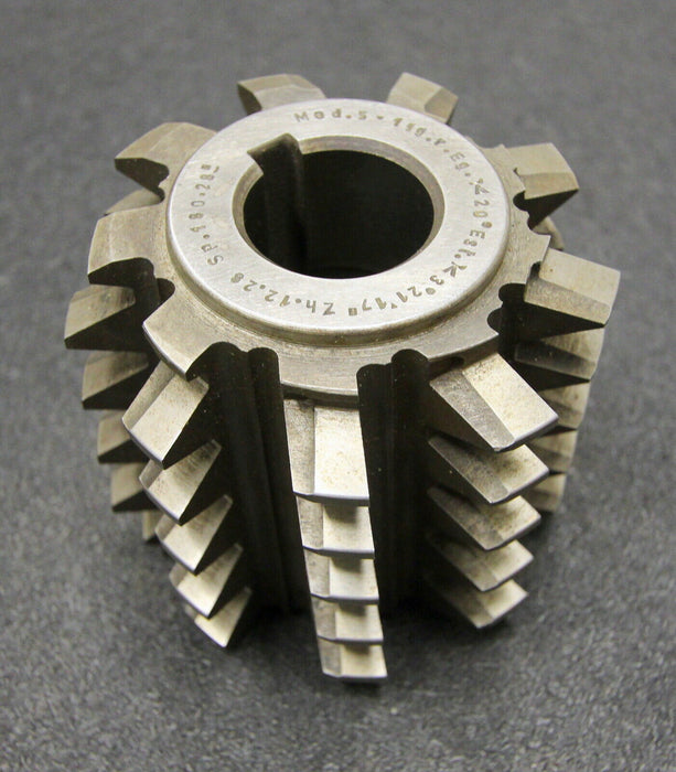 GPS Vollstahlwälzfräser gear hob m= 5mm BP IV Ø100x90xØ32mm 20° EGW 1gg. Rechts