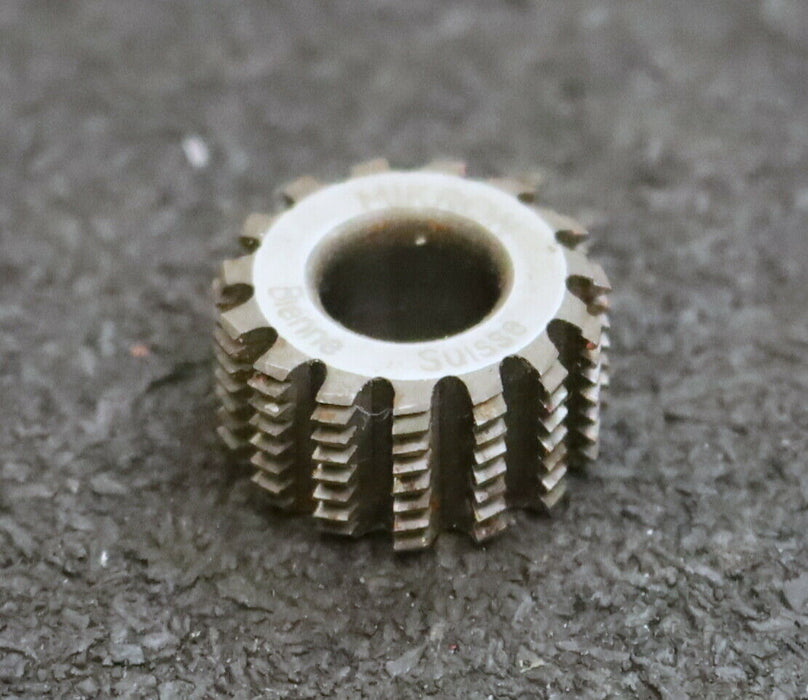 MIKRON Vollstahl-Wälzfräser No. 63983 m= 0,36 ho= 0,81 D4,5 Z10 - Ø18x9xØ8mm