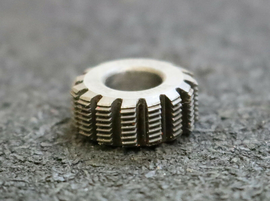 MIKRON Vollstahl-Wälzfräser No. 63984 m= 0,24 ho= 0,54 D4.80 Z18 Ø18x10xØ8mm