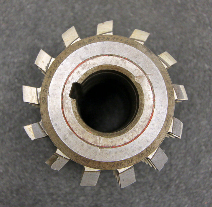 SAAZOR Keilwellenwälzfräser spline hob 10 Keile 64,10 x 52 x 6,05 mit Höcker