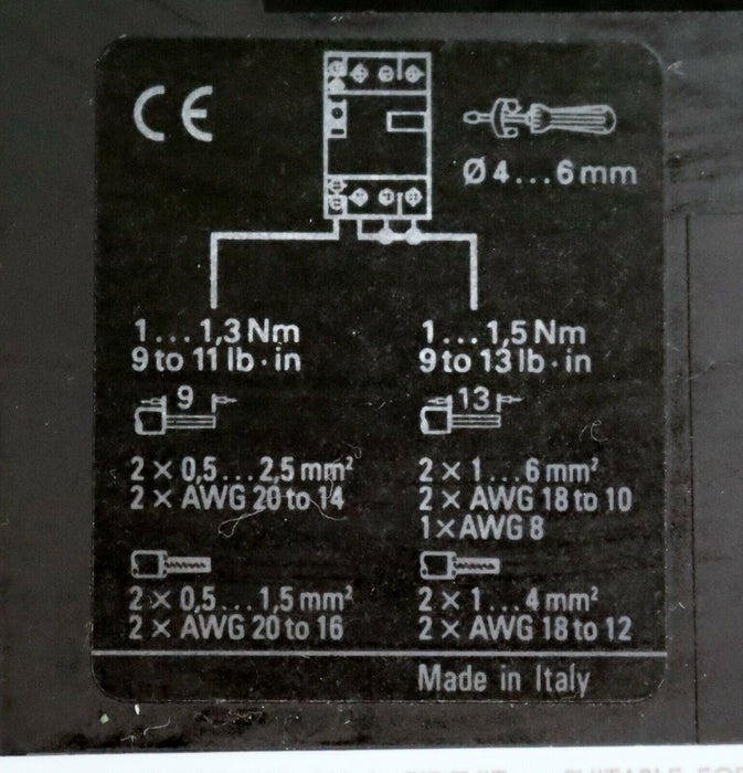 SIEMENS Leistungsschalter 11E 3VU1300-1MD00 0,24-0,4A unbenutzt in OVP