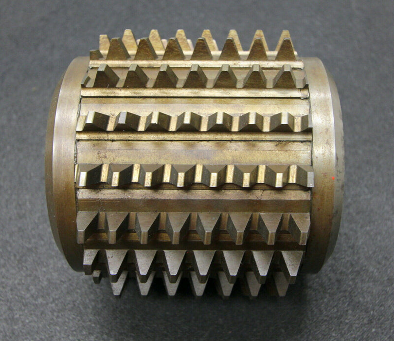 SAAZOR Stollenwälzfräser involute spine hob m = 4,5mm 19°45 EGW Ø150x140xØ50mm