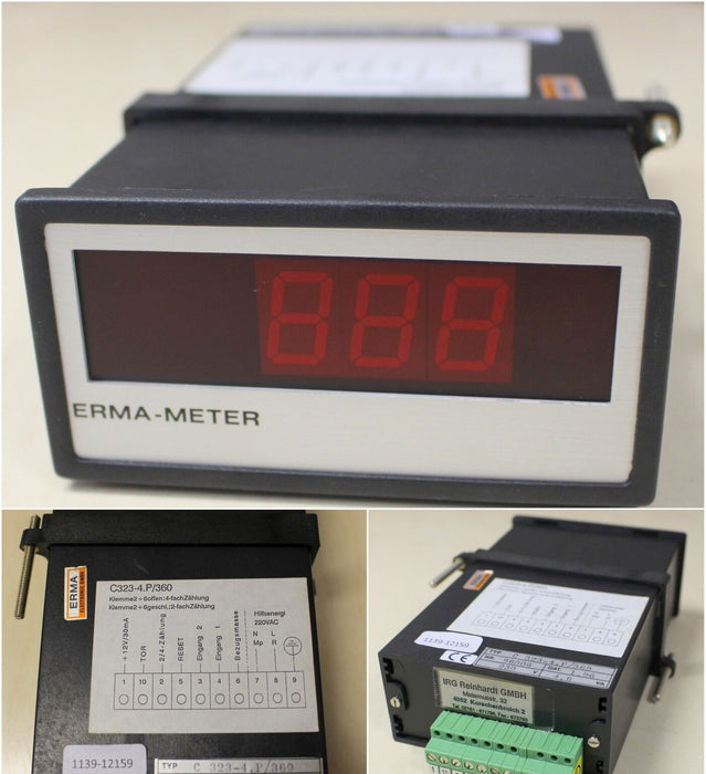 ERMA ERMAMETER Elektronikzähler C323-4.P/360 - 230 V - 4,6 VA