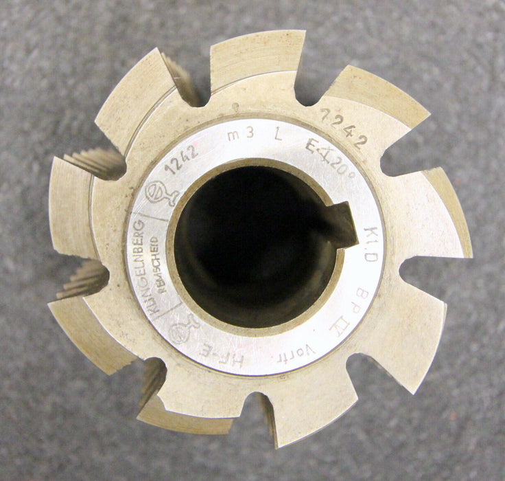 KLINGELNBERG Vollstahlwälzfräser gear hob Vorfräser m=3mm BP IV nach DIN3972 2