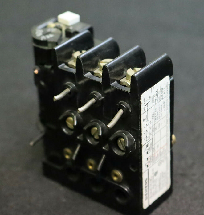 SIEMENS Überlastrelais 3UA4101-0C Einstellbereich 0,2-0,3A unbenutzt