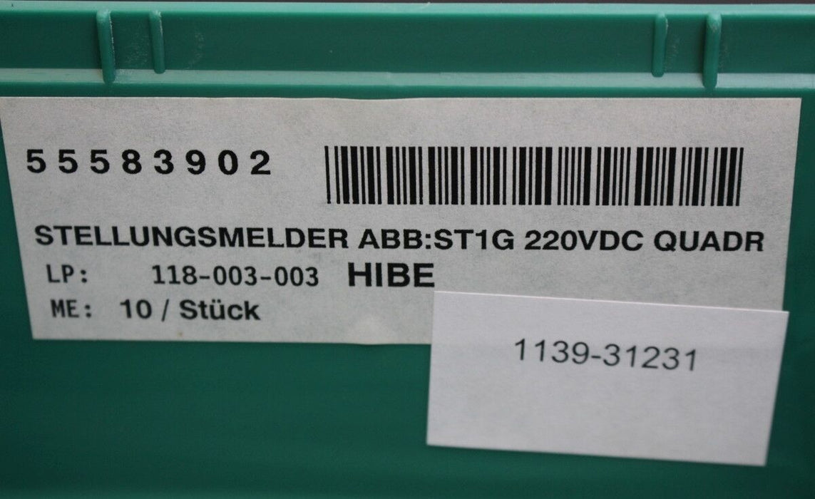 ABB Stellungsmelder ST1G 220VDC - Form: quadratisch - Nennspannung: 220VDC