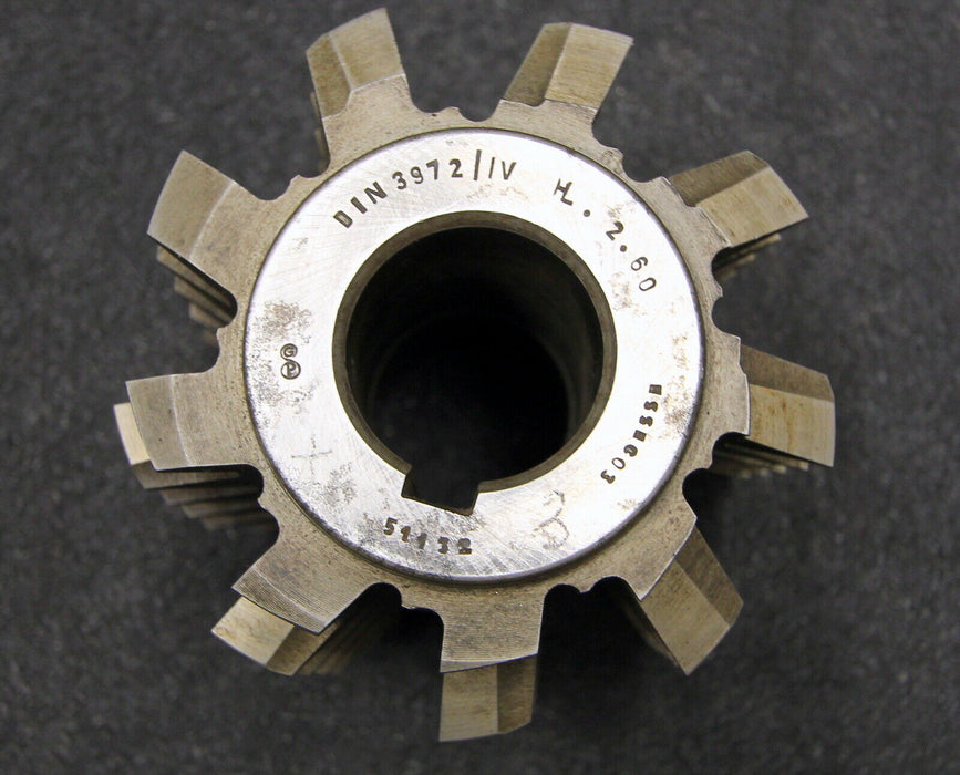 GPS Vollstahlwälzfräser gear hob m= 5mm BP IV Ø100x90xØ32mm 20° EGW 1gg. Rechts