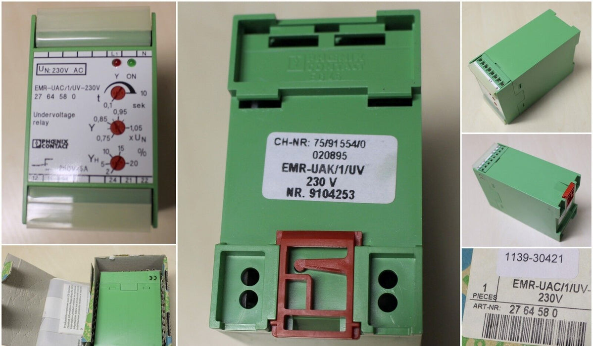 PHOENIX CONTACT Elektronik-Überwachungsrelais EMR-UAC/1/UV-230V - 2764580
