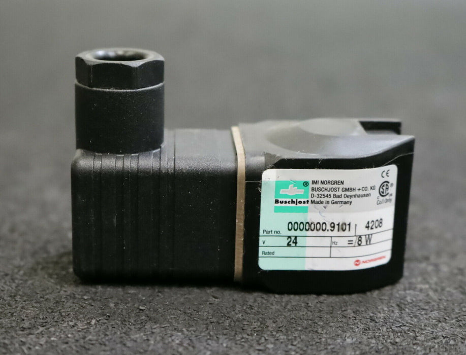 BUSCHJOST Hydraulik-Magnetventil magnetic valve 0000000.9101 4208 24V Hz=8W