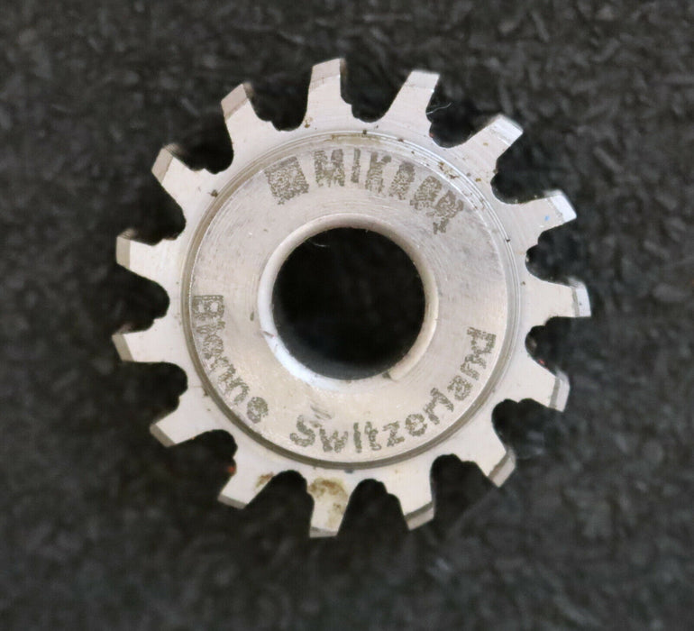 MIKRON Vollstahl-Wälzfräser No. 81517 m= 0,45 ho= 1,013 - Ø32x10xØ10mm