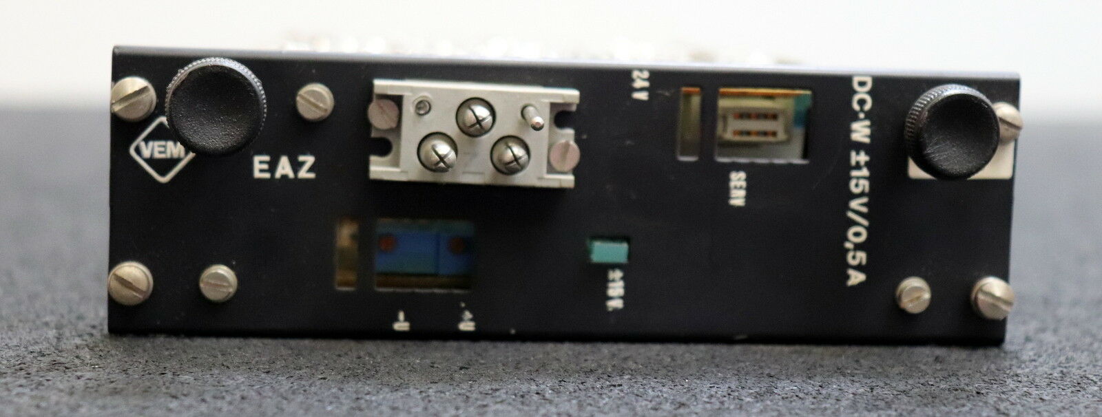 VEM NUMERIK RFT DDR Einbaunetzteil EAZ DC-W +/- 12V / 0,8A 590550-8b gebraucht