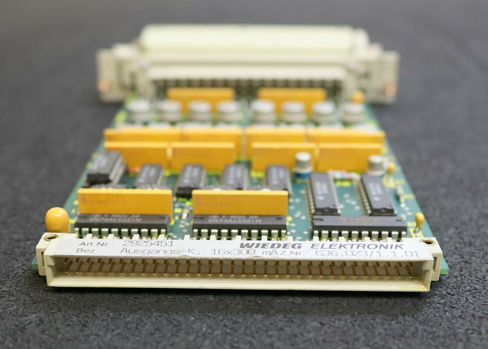 WIEDEG KLINGELNBERG Ausgangs-Karte 16x300mA Art.Nr 2925451 Z.Nr. 636.023/1.1.01