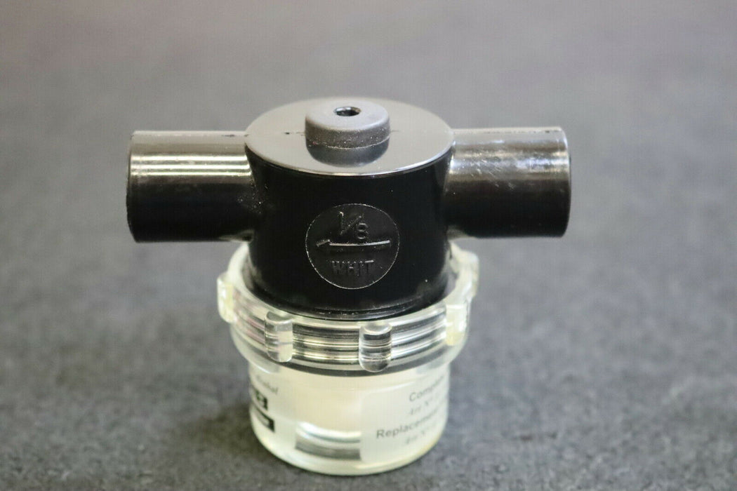 PIAB Komplettfilter Vaccuk filter Art. No. 31 16 670 - No. 31 16 673 1/8" WHIT