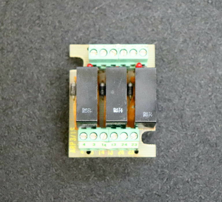 MURR ELEKTRONIK Relaisplatte ARP 3/1 S LED 24V mit 3 Relais RGT4 - gebraucht