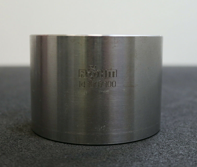 RÖHM Aufnahme ID 1007100 AußenØ 108mm Gesamthöhe 76mm innenØ 66mm gebraucht