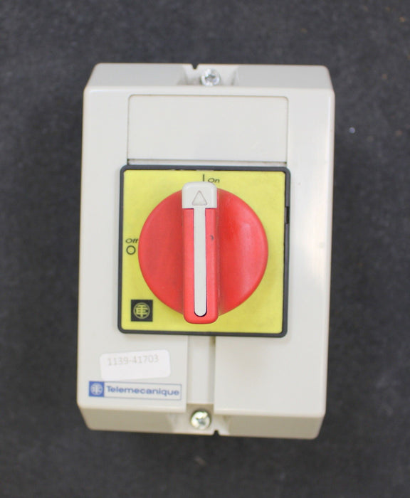 TELEMECANIQUE Lasttrennschalter V0 3p 25A mit Griff und Gehäuse 145x90x130mm