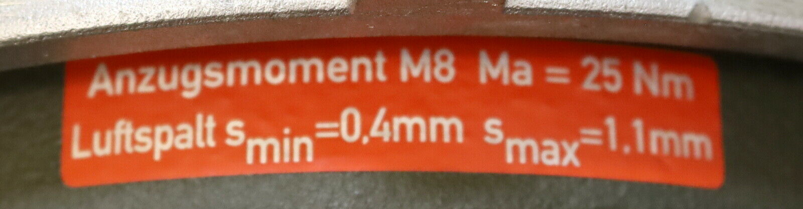 ABUS Magnetkörper komplett Art.Nr. 88V1299/110 für Federdruckbremse 20 81-98 VDC