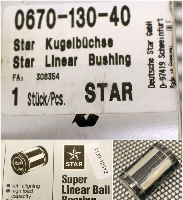 REXROTH STAR Kugelbüchse 0670-130-40 - FA: 308354