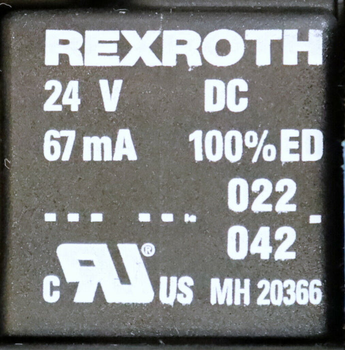 REXROTH Ventil valve MH 20366 PRI002 8985121..2 576351…0 5763503183 24VDC 67mA