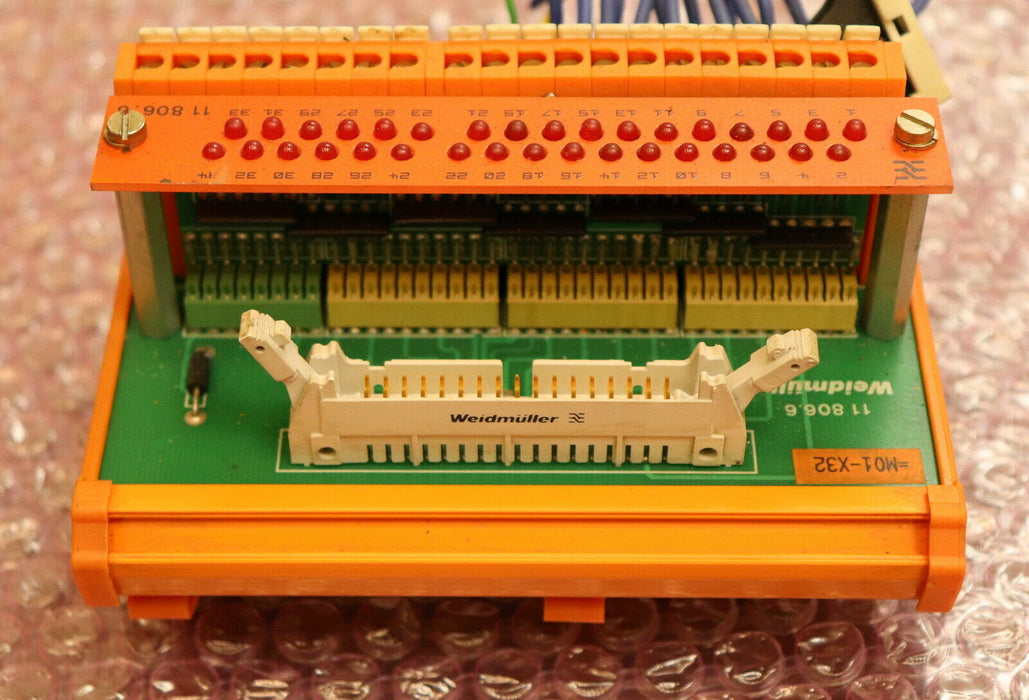 WEIDMÜLLER Klemmhalter mit 34 Anschlüssen 34-Pin mit Leuchtdioden