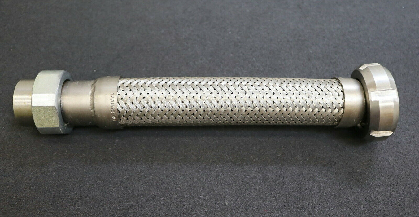 ALFA LAVAL Connecting Hose Art.Nr. 1 770 318-80 Rohr-Material Edelstahl 1 Mutter