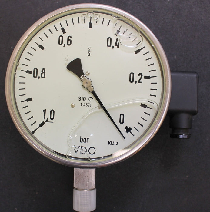 VDO Druckmessumformer CK 4640 -1...0bar Kl. 1,0 Anschluss 1/2“ Durchmesser 160mm